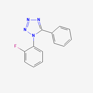 molecular formula C13H9FN4 B12486020 1-(2-fluorophenyl)-5-phenyl-1H-tetrazole 