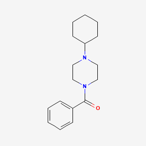 molecular formula C17H24N2O B12486050 (4-Cyclohexylpiperazin-1-yl)(phenyl)methanone 