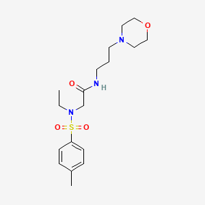 2-[Ethyl-(toluene-4-sulfonyl)-amino]-N-(3-morpholin-4-yl-propyl)-acetamide