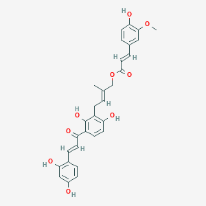 molecular formula C30H28O9 B1248607 isogemichalcone C 