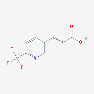 3-(6-Trifluoromethyl-3-pyridinyl)-2-propenoic acid