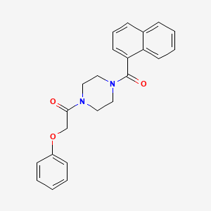 1-[4-(Naphthalen-1-ylcarbonyl)piperazin-1-yl]-2-phenoxyethanone