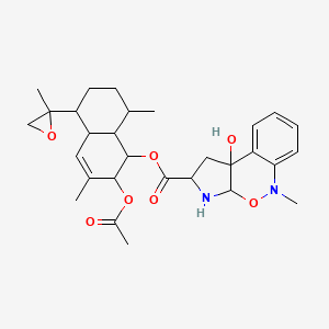 molecular formula C29H38N2O7 B1248618 Paeciloxazine 