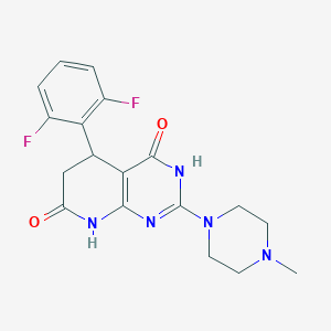 5-(2,6-difluorophenyl)-2-(4-methylpiperazin-1-yl)-3H,5H,6H,8H-pyrido[2,3-d]pyrimidine-4,7-dione