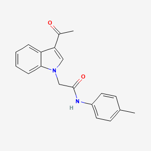 2-(3-Acetyl-indol-1-yl)-N-p-tolyl-acetamide