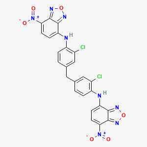 N,N'-[methanediylbis(2-chlorobenzene-4,1-diyl)]bis(7-nitro-2,1,3-benzoxadiazol-4-amine)