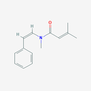 molecular formula C14H17NO B1248638 Dehydrothalebanin B 
