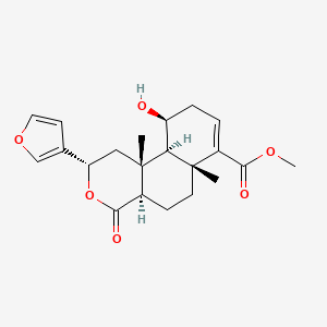 molecular formula C21H26O6 B1248641 Salvinorin F 