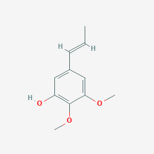 molecular formula C11H14O3 B1248644 2,3-Dimethoxy-5-(1-propenyl)phenol 