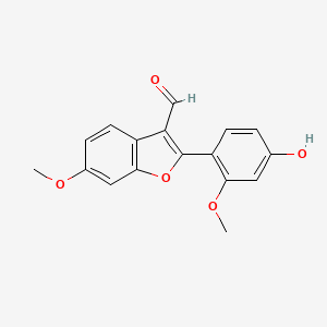 molecular formula C17H14O5 B1248657 Spinosan B 