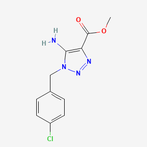 methyl 5-amino-1-(4-chlorobenzyl)-1H-1,2,3-triazole-4-carboxylate