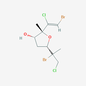 molecular formula C10H14Br2Cl2O2 B1248662 呋喃普洛卡胺 C 