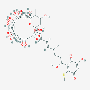 molecular formula C82H130O23S B1248663 Quinolidomicin B1 