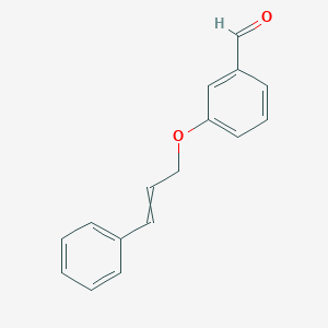 3-(3-Phenylprop-2-enoxy)benzaldehyde