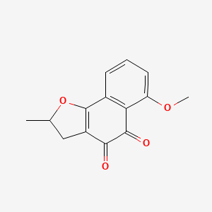 molecular formula C14H12O4 B1248668 Nocardione B 