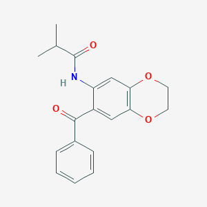 N-(7-Benzoyl-2,3-dihydro-benzo[1,4]dioxin-6-yl)-isobutyramide