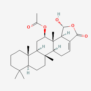 molecular formula C27H40O5 B1248673 12-Эпи-скаларин 