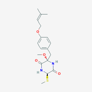 molecular formula C18H24N2O4S B1248674 Fusaperazine B 