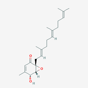 molecular formula C22H32O3 B1248675 7-脱乙酰氧基亚努酮 
