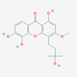 molecular formula C19H20O7 B1248697 nigrolineaxanthone T 