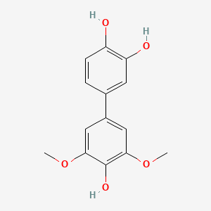 molecular formula C14H14O5 B1248698 Nigrolineabiphenyl A 