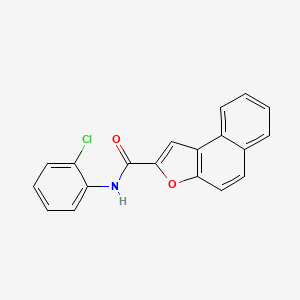 molecular formula C19H12ClNO2 B12487033 N-(2-chlorophenyl)naphtho[2,1-b]furan-2-carboxamide 