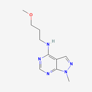 N-(3-methoxypropyl)-1-methylpyrazolo[3,4-d]pyrimidin-4-amine