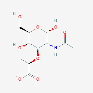molecular formula C11H18NO8- B1248712 N-乙酰-α-胞壁酸 