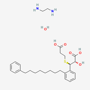 molecular formula C28H44N2O6S B1248714 Pobilukast edamine CAS No. 137232-03-2