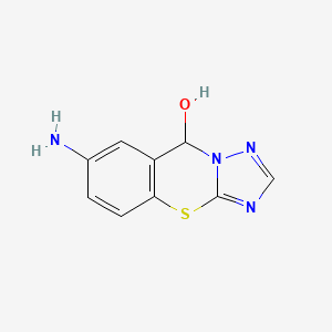 7-amino-9H-[1,2,4]triazolo[5,1-b][1,3]benzothiazin-9-ol