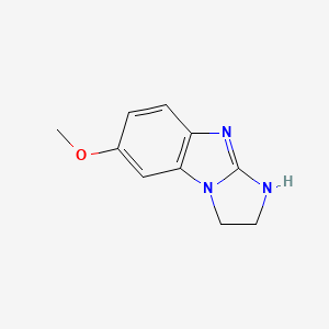 molecular formula C10H11N3O B12487175 6-methoxy-2,3-dihydro-1H-imidazo[1,2-a]benzimidazole 