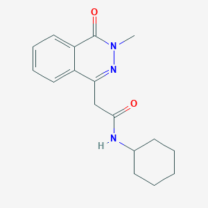 N-cyclohexyl-2-(3-methyl-4-oxophthalazin-1-yl)acetamide