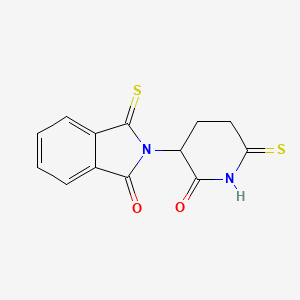 molecular formula C13H10N2O2S2 B1248723 3,6'-Dithiothalidomide 