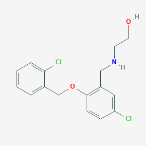 2-({5-Chloro-2-[(2-chlorobenzyl)oxy]benzyl}amino)ethanol