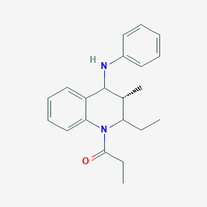 1-[(3S)-2-ethyl-3-methyl-4-(phenylamino)-3,4-dihydroquinolin-1(2H)-yl]propan-1-one