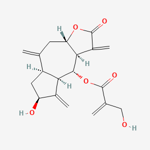 molecular formula C19H22O6 B1248728 Hemistepsin 