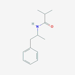 molecular formula C13H19NO B12487294 2-methyl-N-(1-phenylpropan-2-yl)propanamide 