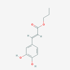 molecular formula C12H14O4 B1248730 Propyl 3-(3,4-Dihydroxyphenyl)Acrylate 