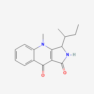 molecular formula C16H18N2O2 B1248733 喹诺乳环素 A CAS No. 386211-68-3