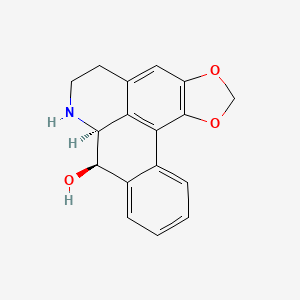 molecular formula C17H15NO3 B1248736 Michelalbine 