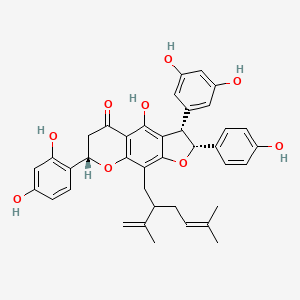 molecular formula C39H38O9 B1248737 Alopecurone B 