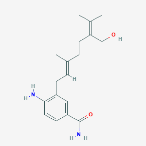 molecular formula C18H26N2O2 B1248738 Benzastatin H 