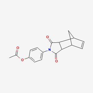 4-(1,3-dioxo-1,3,3a,4,7,7a-hexahydro-2H-4,7-methanoisoindol-2-yl)phenyl acetate