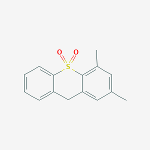 molecular formula C15H14O2S B12487491 2,4-dimethyl-9H-thioxanthene 10,10-dioxide CAS No. 7741-53-9