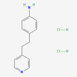 molecular formula C13H16Cl2N2 B12487551 [4-(2-Pyridin-4-ylethyl)phenyl]amine dihydrochloride 