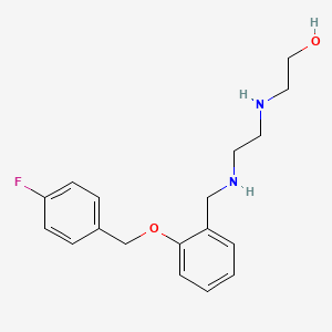 2-{[2-({2-[(4-Fluorobenzyl)oxy]benzyl}amino)ethyl]amino}ethanol