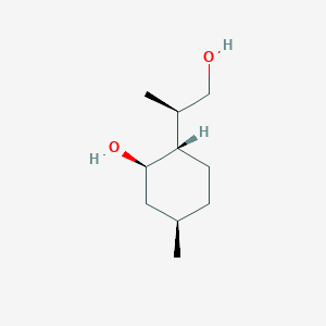 molecular formula C10H20O2 B1248757 Cyclohexaneethanol, 2-hydroxy-beta,4-dimethyl-, (betaR,1S,2R,4R)- 