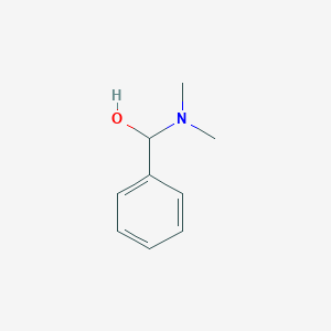 molecular formula C9H13NO B1248758 Dimethylamino(phenyl)methanol 