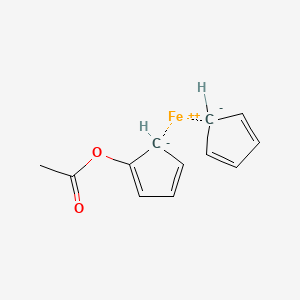 [2-(Acetyloxy)cyclopenta-2,4-dien-1-yl](cyclopenta-2,4-dien-1-yl)iron