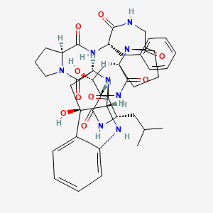 molecular formula C42H54N8O9 B1248769 Isophakellistatin 3 